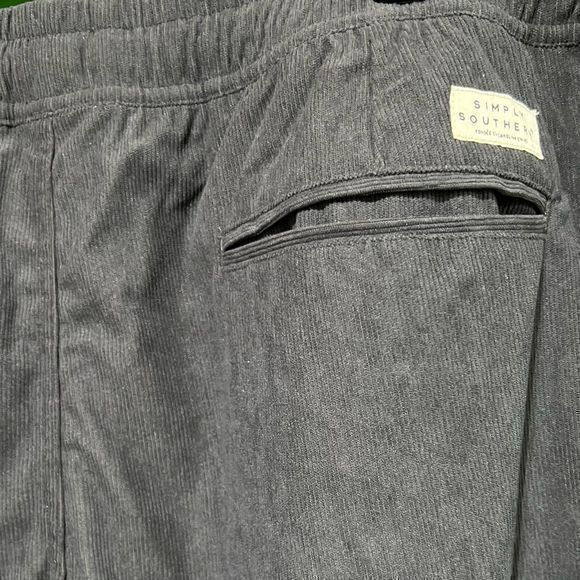 NWT Simply Southern Men’s Stretchy Corduroy‎ Pants Dark Gray XXL - Picture 4 of 5